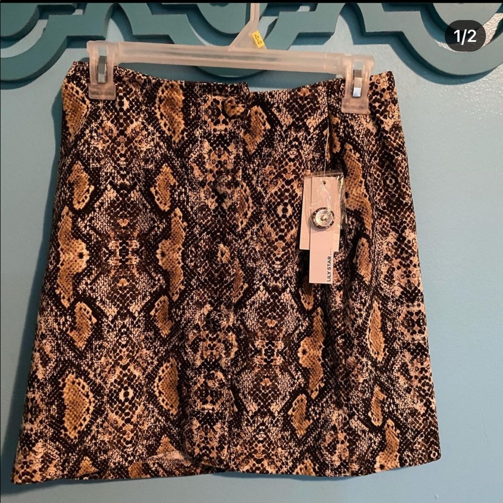 snake skin skirt